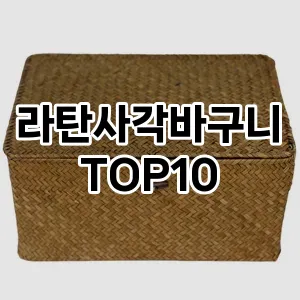 [핫딜안내]라탄사각바구니 추천 순위  TOP10 구매가이드 2025년 9월 5주차