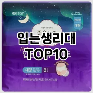 [할인추천]입는생리대 추천 순위  TOP10 구매가이드 2025년 10월 1주차