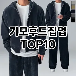 [리얼후기]기모후드집업 추천 순위  TOP10 구매가이드 2025년 11월 5주차