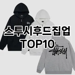 [솔직리뷰]스투시후드집업 추천 순위  TOP10 구매가이드 2025년 11월 4주차
