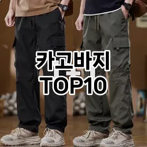 [베스트템]카고바지 추천 순위  TOP10 비교 대체템