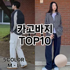 [할인추천]카고바지 추천 순위  TOP10 구매가이드 2026년 2월 1주차