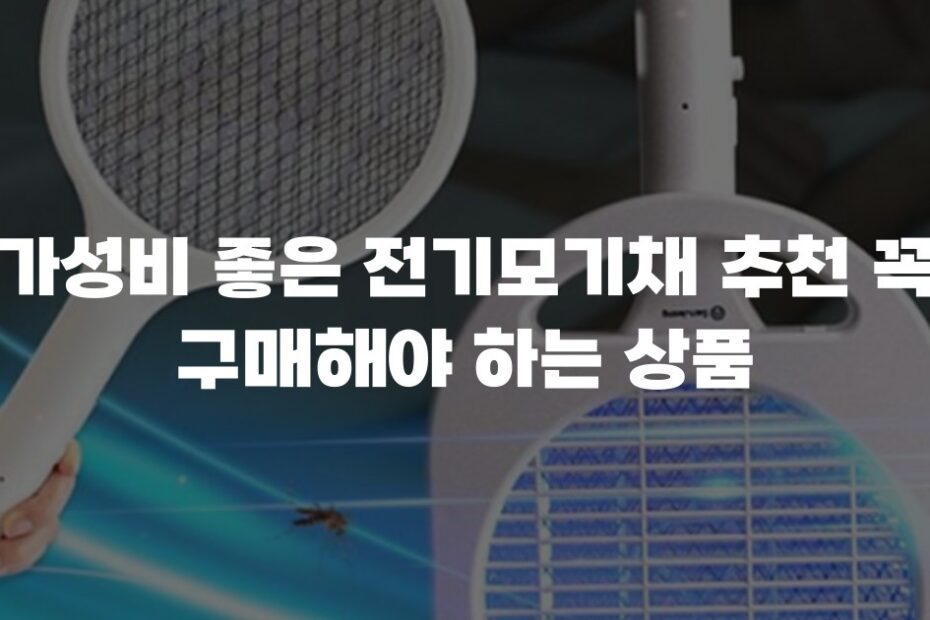 가성비 좋은 전기모기채 추천 꼭 구매해야 하는 상품
