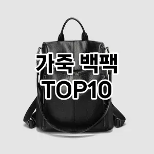 [솔직후기]가죽 백팩 추천 순위  TOP10 2026년 4월1주차