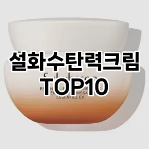 [솔직후기]설화수탄력크림 추천 순위 구매가이드 TOP10 2026년 4월4주차