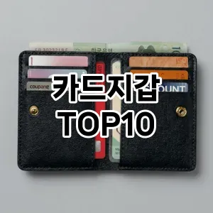[리얼리뷰]카드지갑 추천 순위 구매가이드 TOP10 2026년 4월4주차
