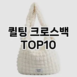 [리뷰보셈]퀼팅 크로스백 추천 순위  TOP10 2026년 4월1주차
