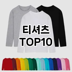[리뷰보셈]티셔츠 추천 순위  TOP10 2026년 4월3주차