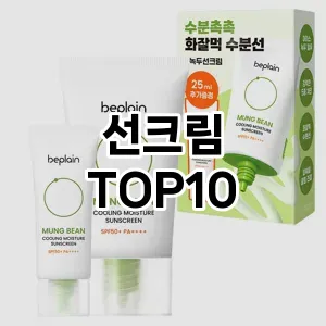 [강력추천]선크림 추천 순위 구매가이드 TOP10 아쉬운점